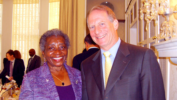 Clara with Richard Haas, President, Council on Foreign Relations